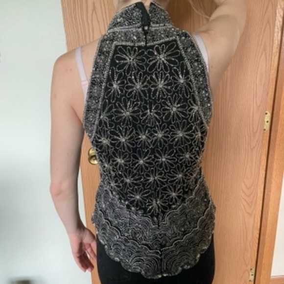 Laurence kazar sequin top. Size medium - Picture 4 of 11
